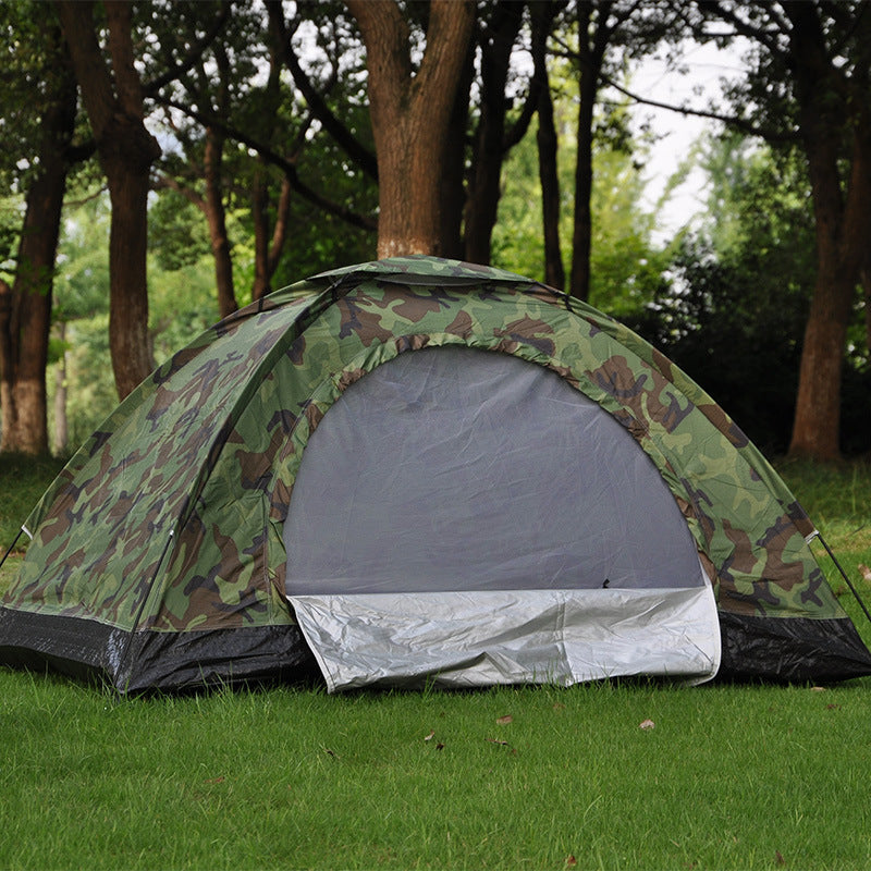 Experience the Great Outdoors with the Double Camouflage Tent