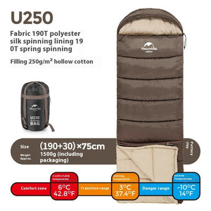 Experience Comfort with the Naturehike Series Envelope Hooded Sleeping Bag