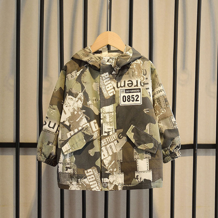 Casual Hooded Camouflage Jacket