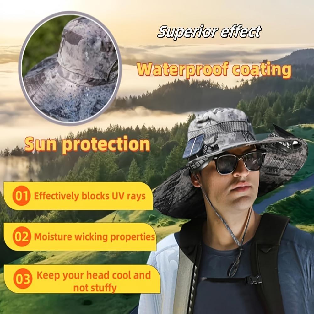 Widened Solar Fan Hat 4 Colors Summer Outdoor With Cooling Fan Fisherman Hat Suitable For Summer Outdoor Activities