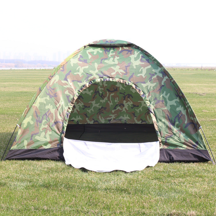 Outdoor Travel Tent 3-4 People Camouflage Tent