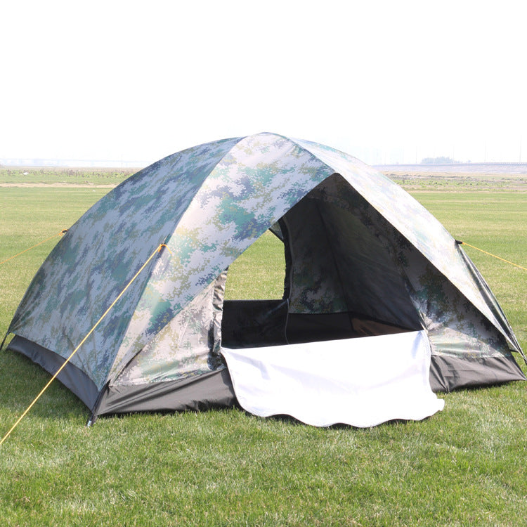 Outdoor Travel Tent 3-4 People Camouflage Tent