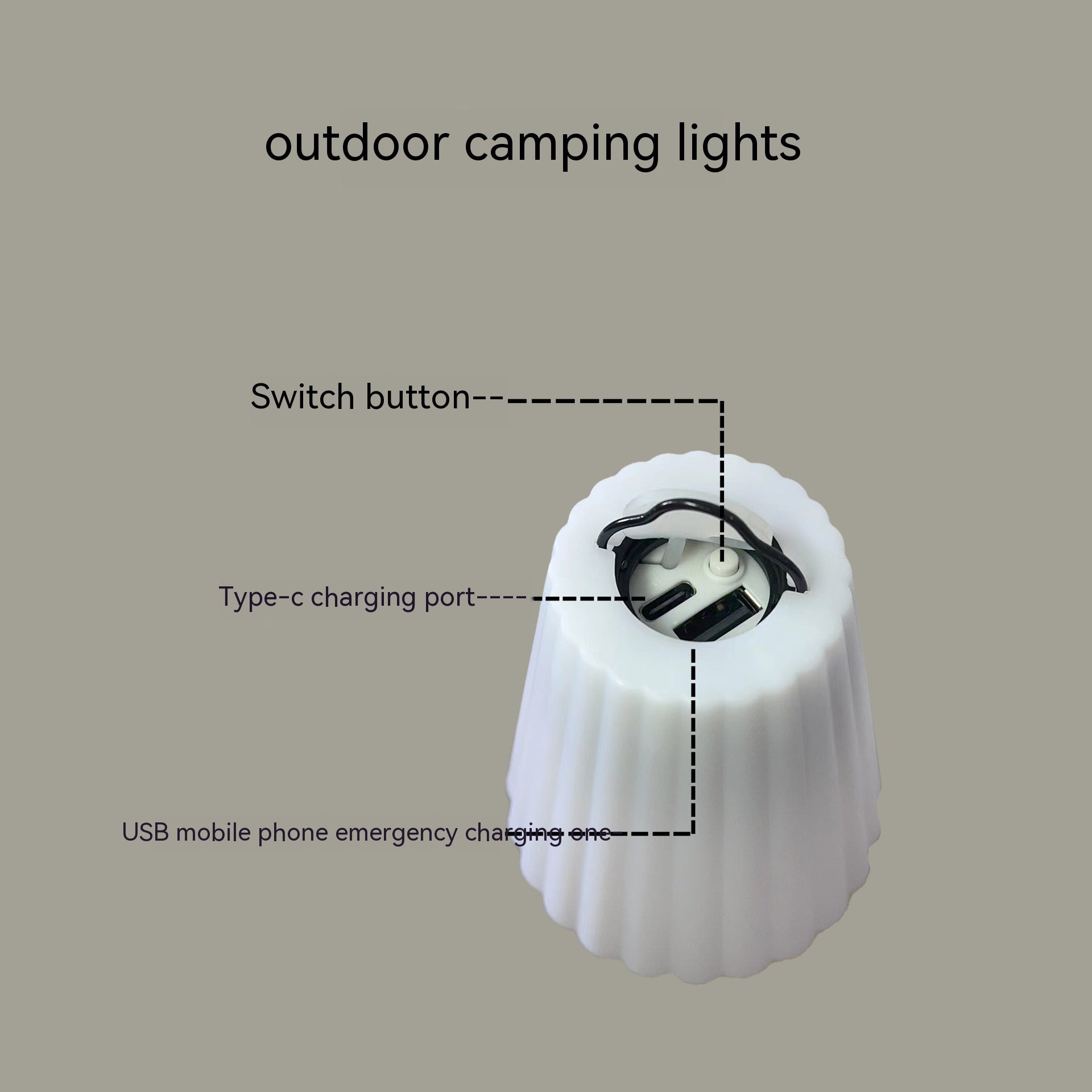 Camping Lantern Outdoor Lighting LED Light