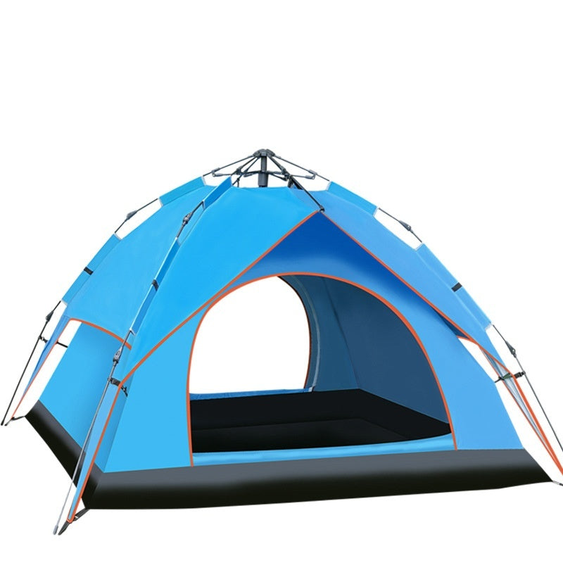 Double-layer 3-4 People Oxford Cloth Camping Tent