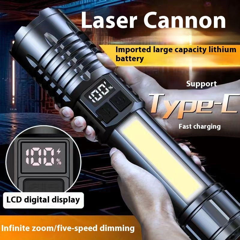 Outdoor Flashlight Patrol Portable Laser Light