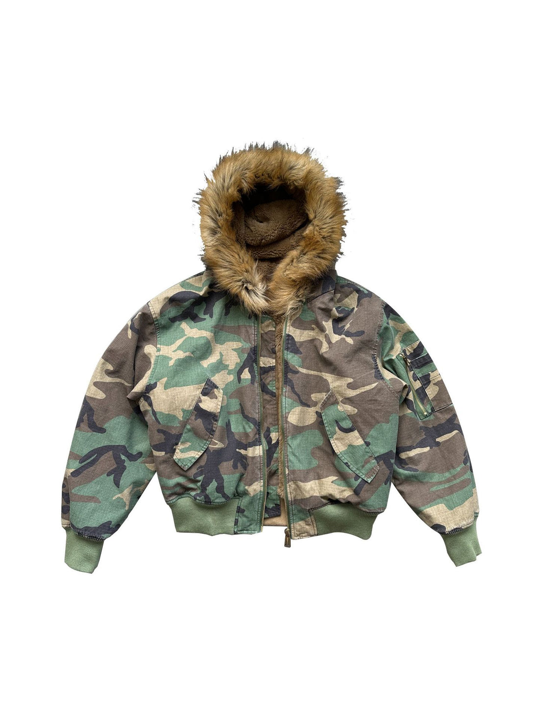 Double-sided Camouflage Cotton Jacket For Men