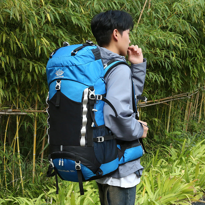 Multifunctional 60L Outdoor Waterproof Backpack