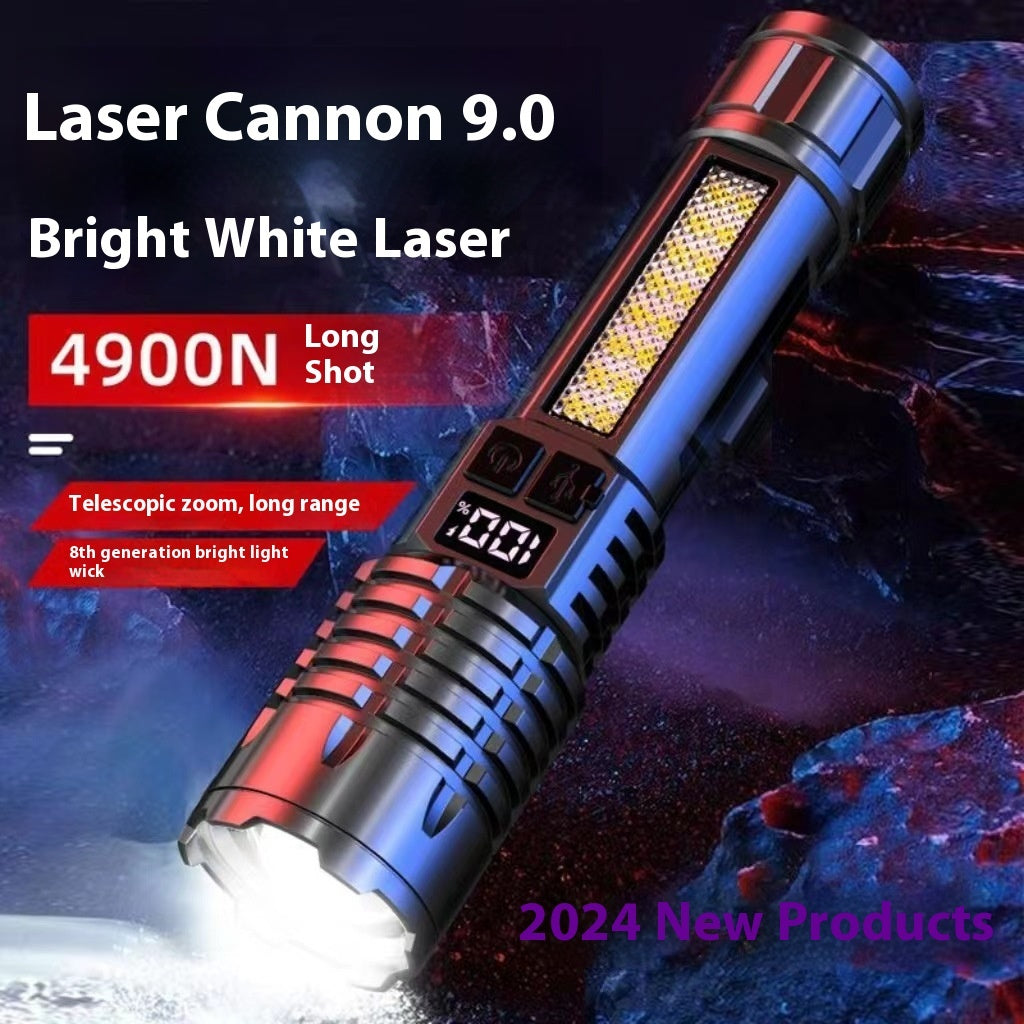 Outdoor Flashlight Patrol Portable Laser Light
