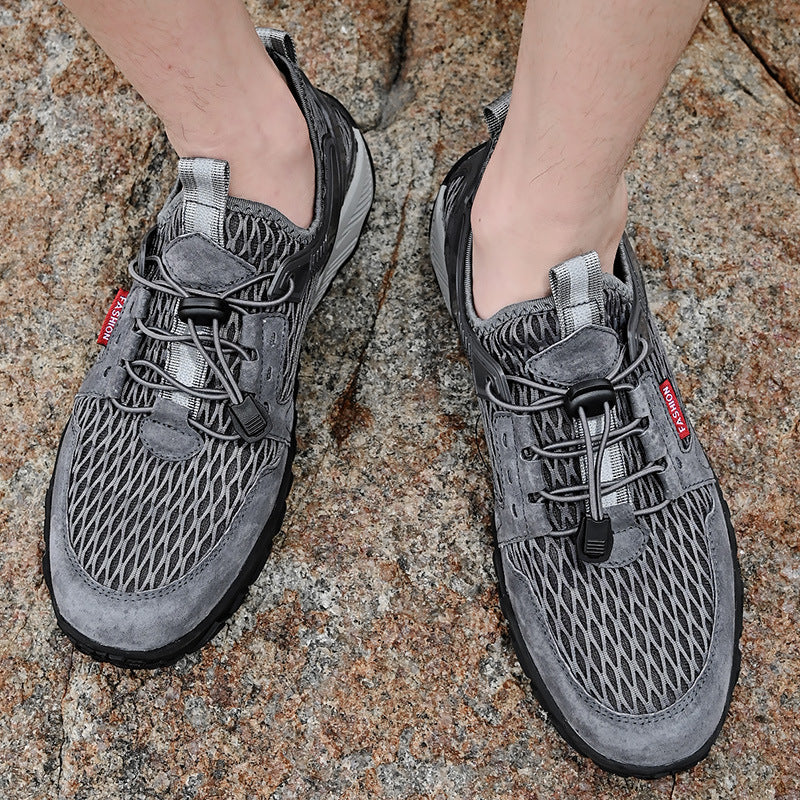 Non-slip Soft-soled Mesh Surface Hiking Shoes