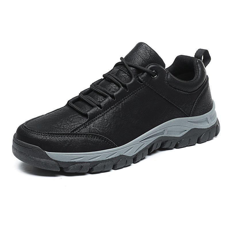 Casual Men's Leather Hiking Shoes