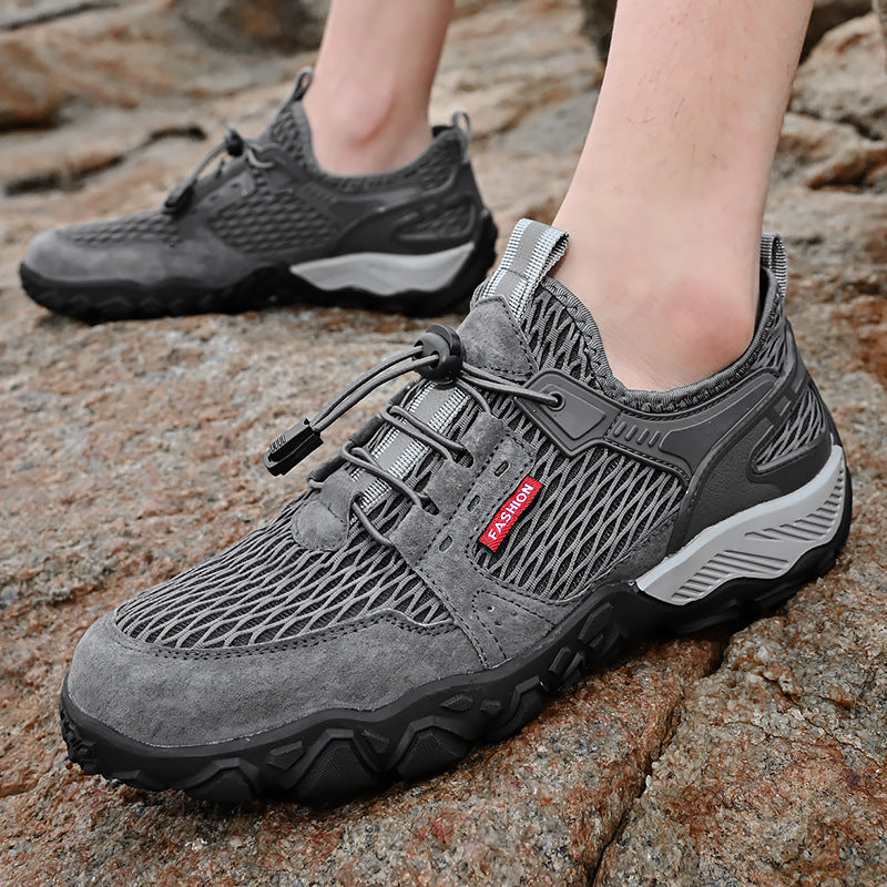 Non-slip Soft-soled Mesh Surface Hiking Shoes