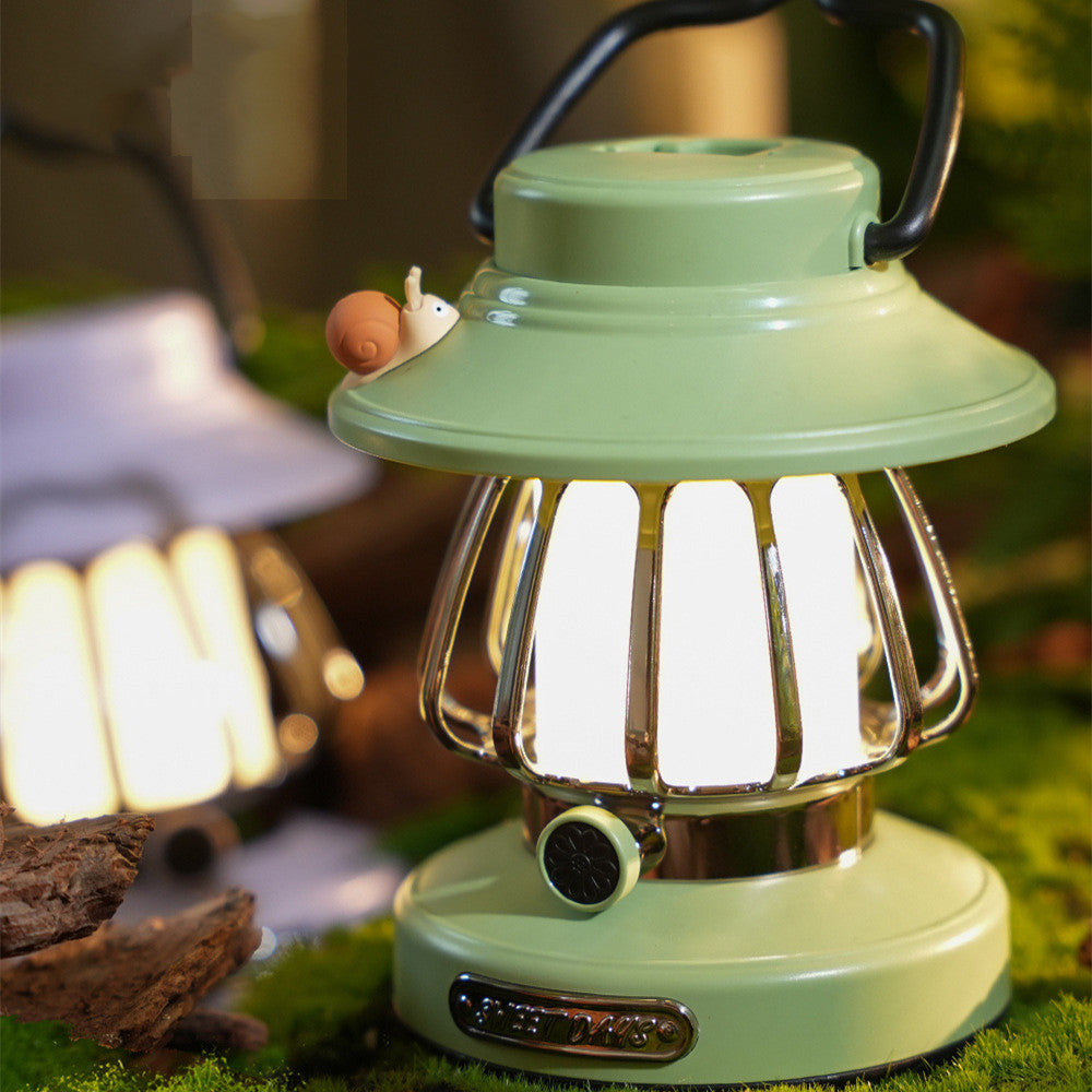 Retro Camping Night Light Charging