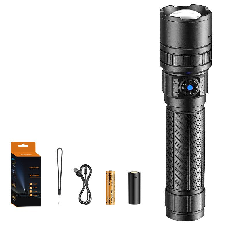 Telescopic Focusing Aluminum Alloy Flashlight
