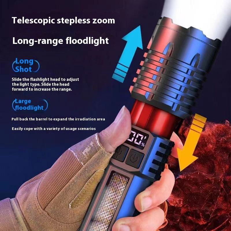 Outdoor Flashlight Patrol Portable Laser Light