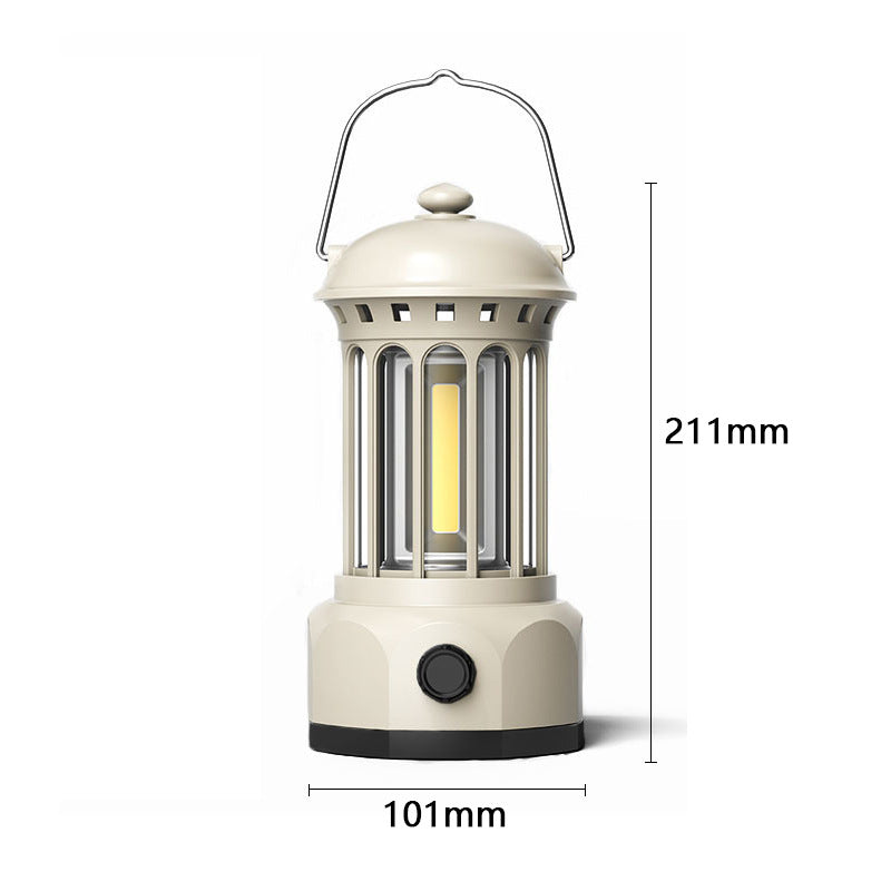 COB Portable Tent Light Retro Barn Lantern