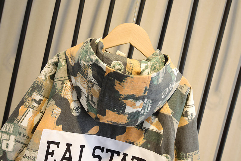 Casual Hooded Camouflage Jacket