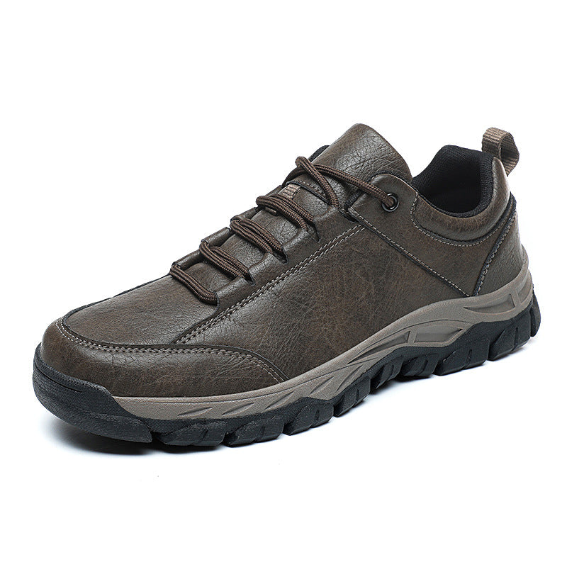 Casual Men's Leather Hiking Shoes