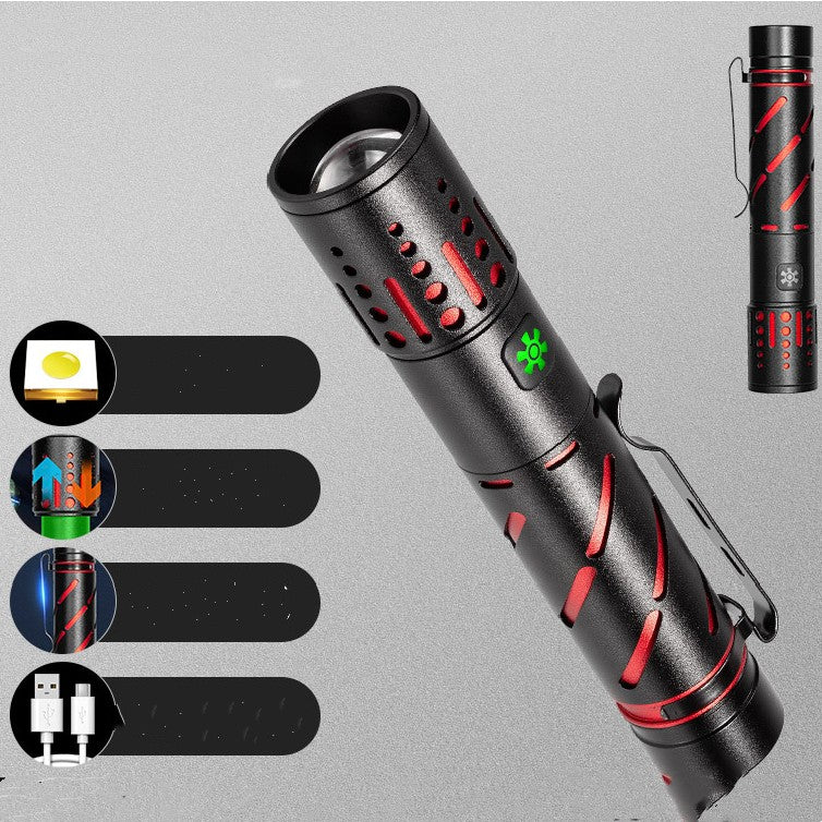 Aluminum Alloy Outdoor Lighting Flashlight