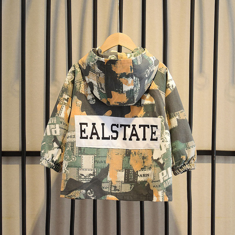 Casual Hooded Camouflage Jacket