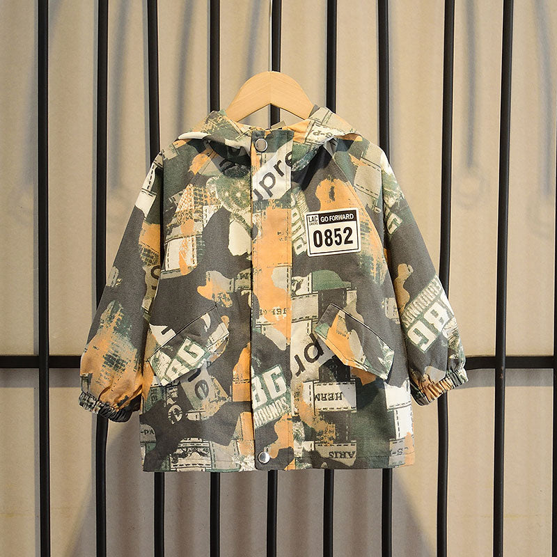 Casual Hooded Camouflage Jacket