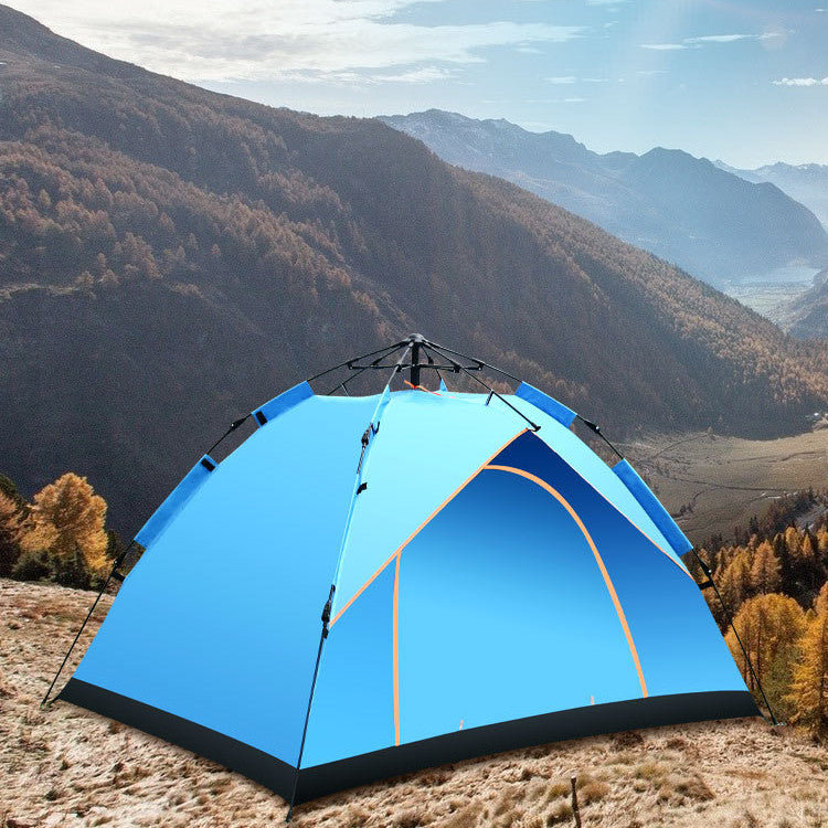 Outdoor Travel Double-decker Automatic Tent