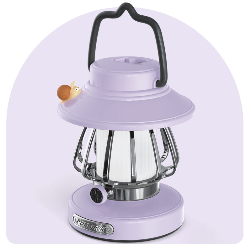 Retro Camping Night Light Charging