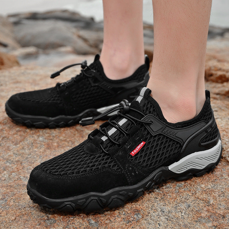 Non-slip Soft-soled Mesh Surface Hiking Shoes