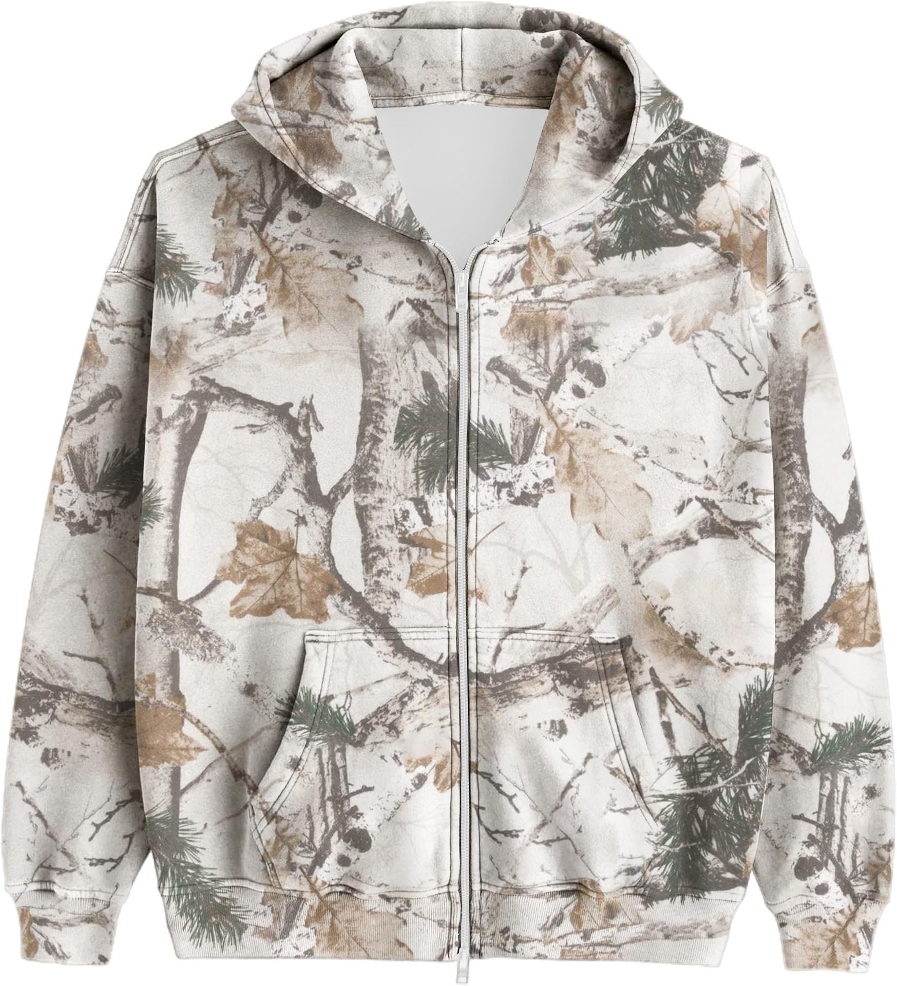 Women Camouflage Hooded Jacket