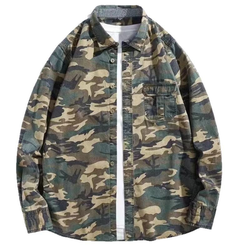 Handsome Camouflage Long Sleeve Jacket