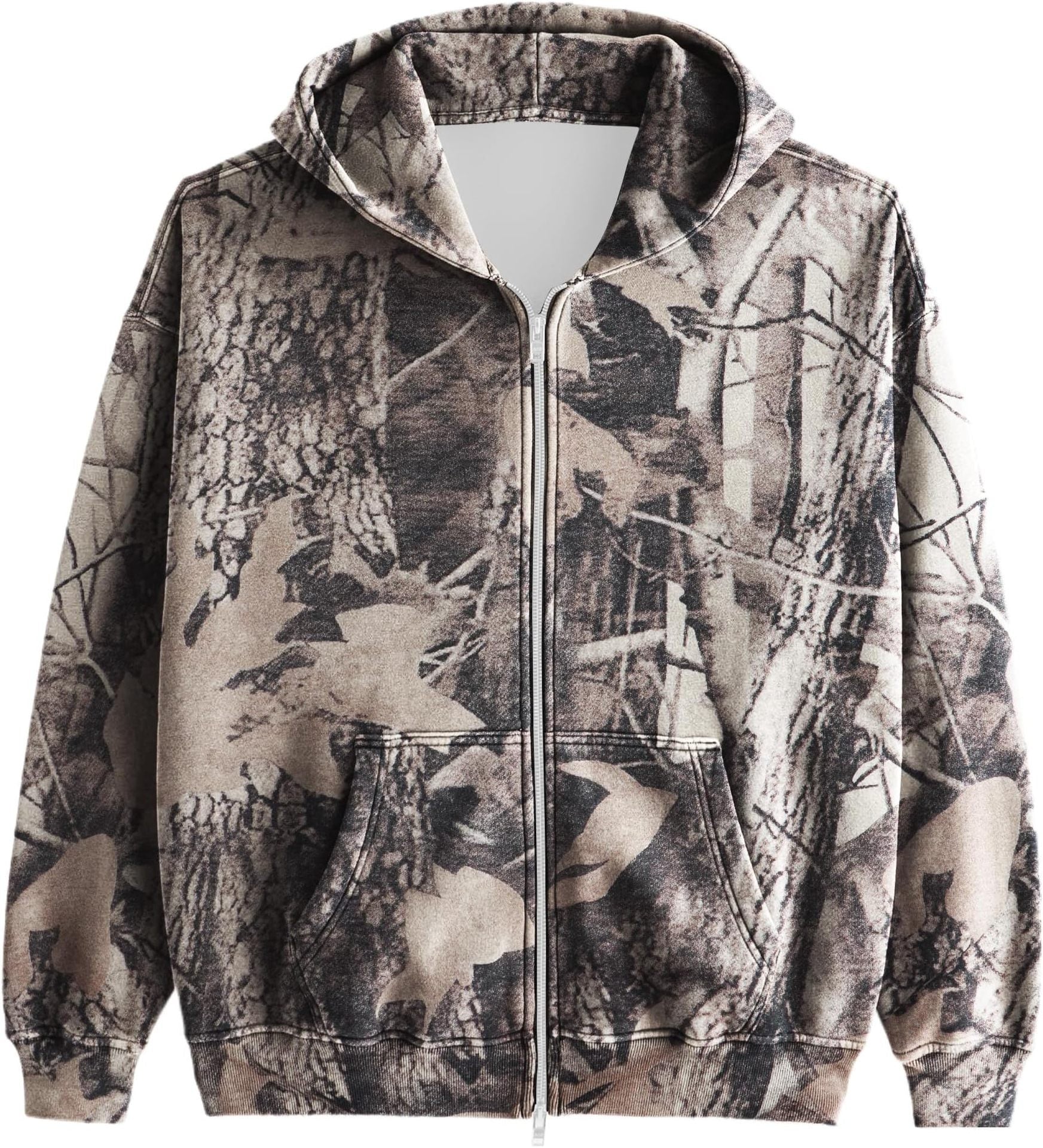 Women Camouflage Hooded Jacket