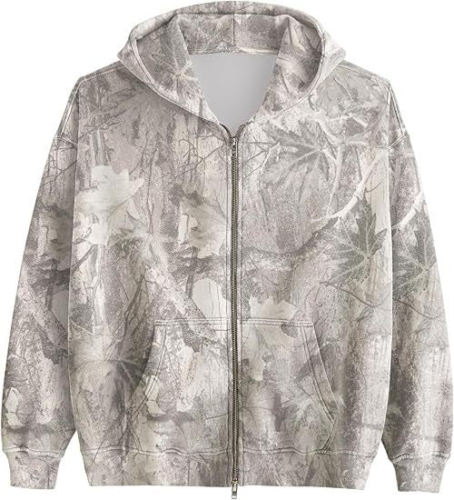 Women Camouflage Hooded Jacket