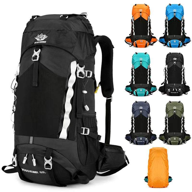 Multifunctional 60L Outdoor Waterproof Backpack