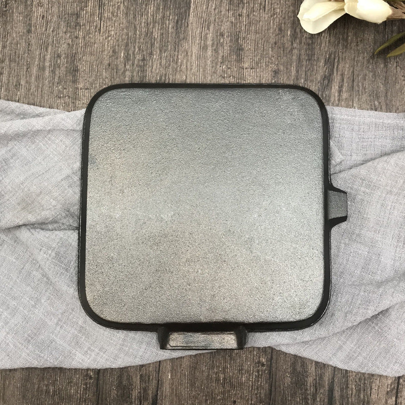 Camping Iron Steak Skillet Folding Pan