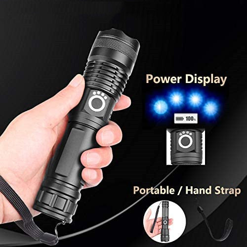 Strong Light LED Telescopic Flashlight