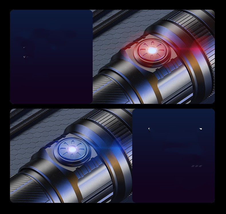 Telescopic Focusing Aluminum Alloy Flashlight